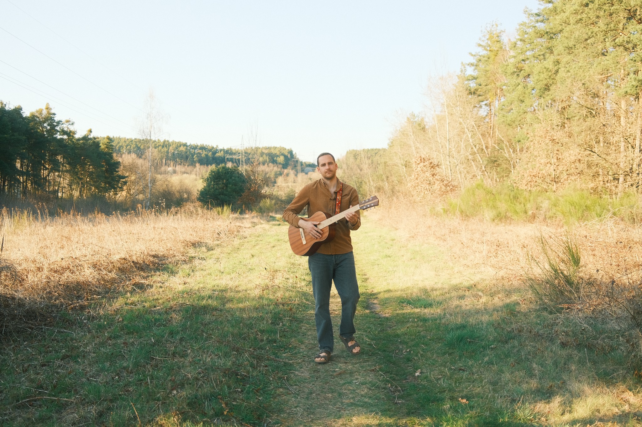 Michael Lane with guitar