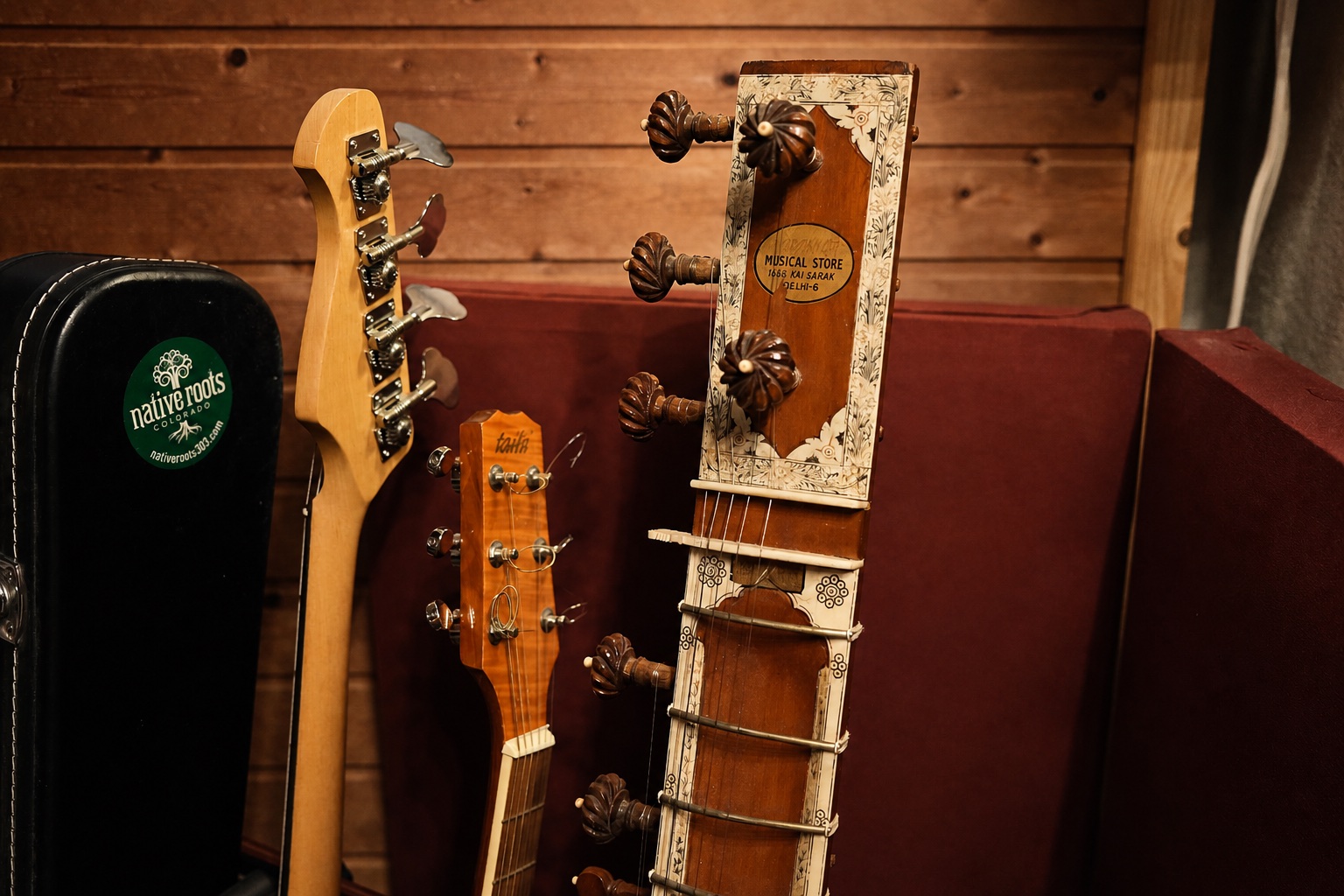 Instrumente im Studio